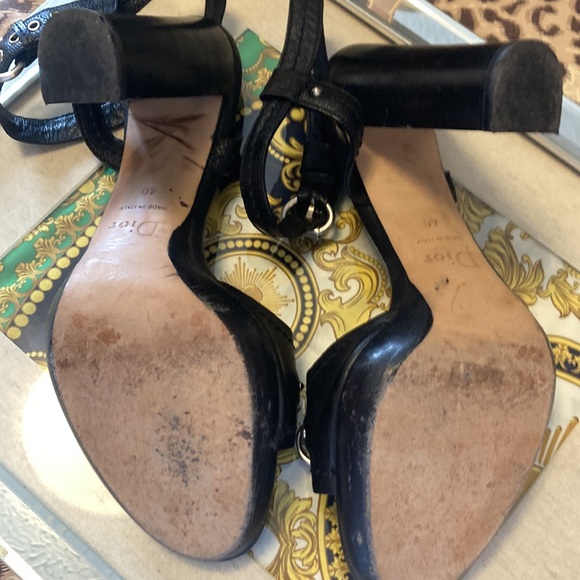 Dior black heeled sandals 40 - Picture 6 of 6